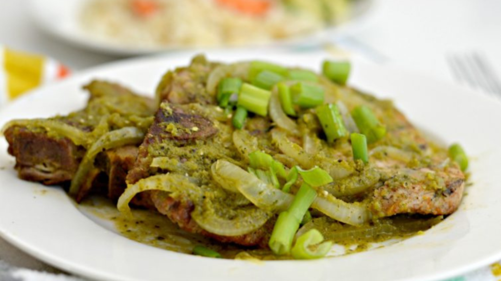 Green Chile Pork Chop