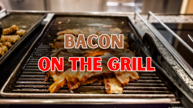 Cooking bacon on the grill