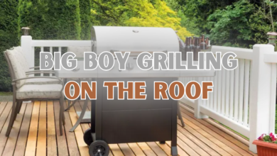 Big Boy Grilling on the Roof